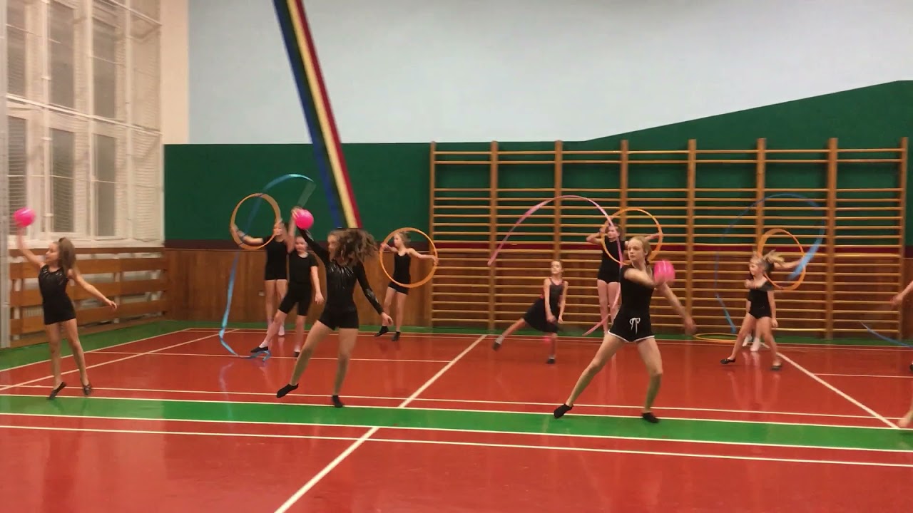 Moderní gymnastika- Společná choreografie