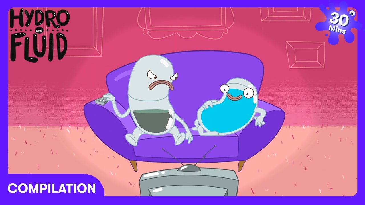 Hydro and Fluid - Zły humor i czysta woda | Bajki dla dzieci | WildBrain Galeria Sław