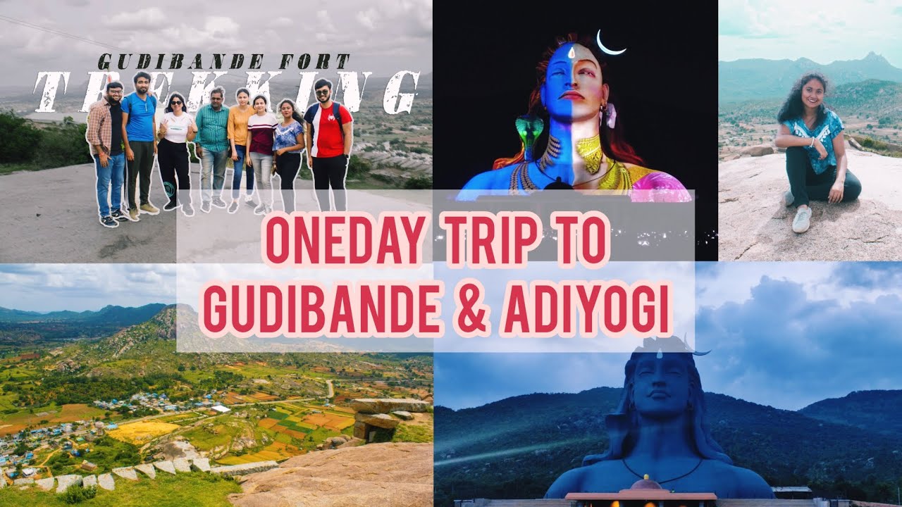 One day trip to Gudibande & Adiyogi 🌸  #bangalore #adiyogi #gudibande #trekking #adiyogishivastatue