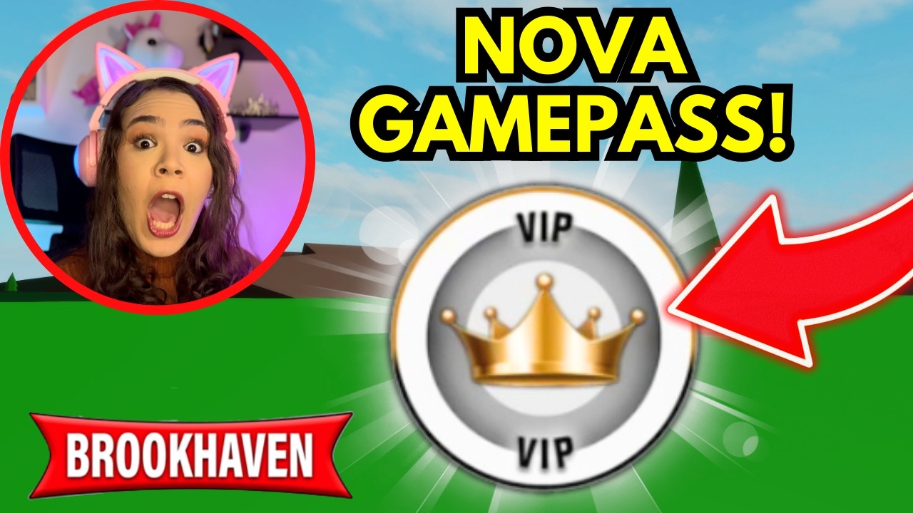 BROOKHAVEN ATUALIZOU! NOVA GAMEPASS VIP!!!