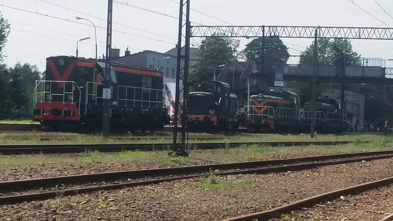Parada lokomotyw Fabloku w Chrzanowie