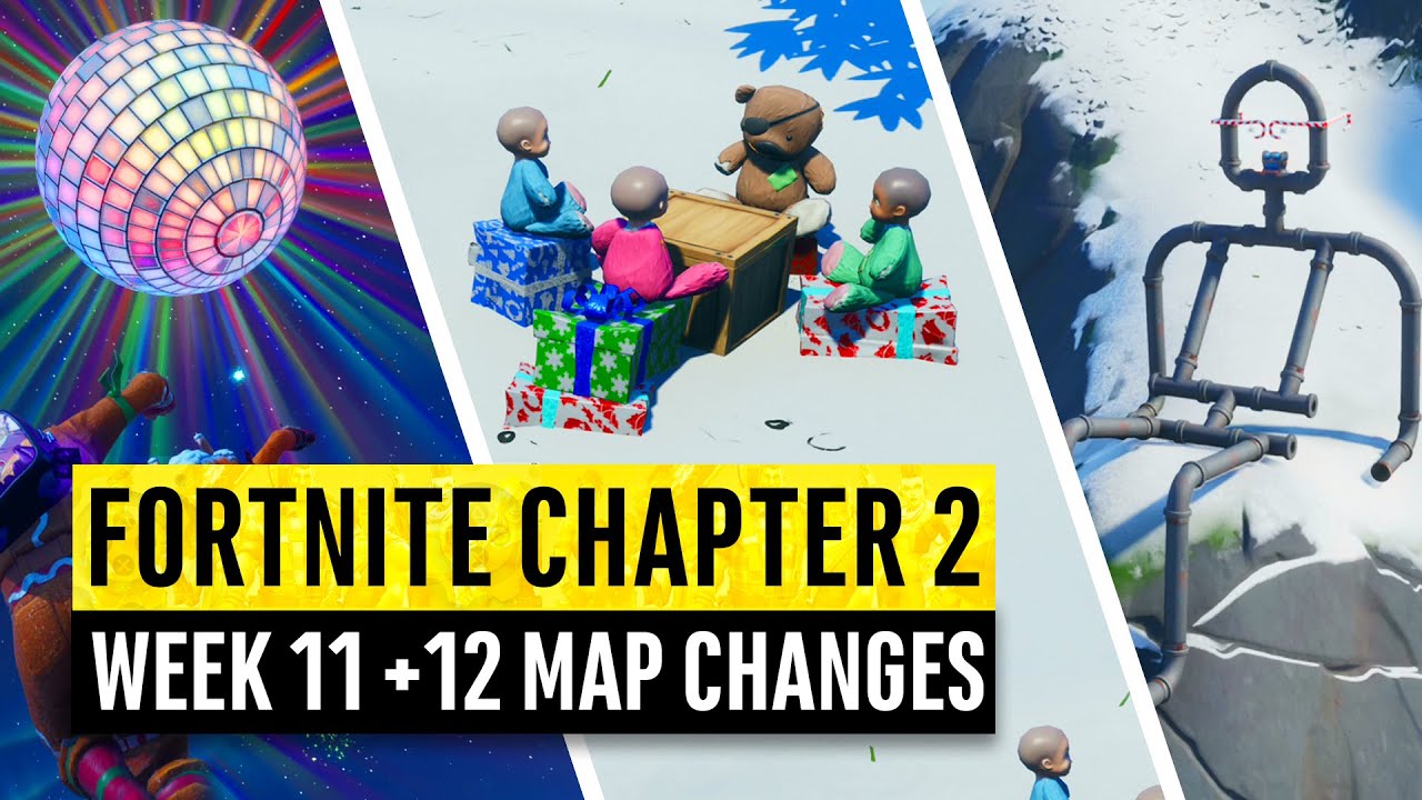 Fortnite | All Chapter 2 Map Updates and Hidden Secrets! WEEK 11 + 12