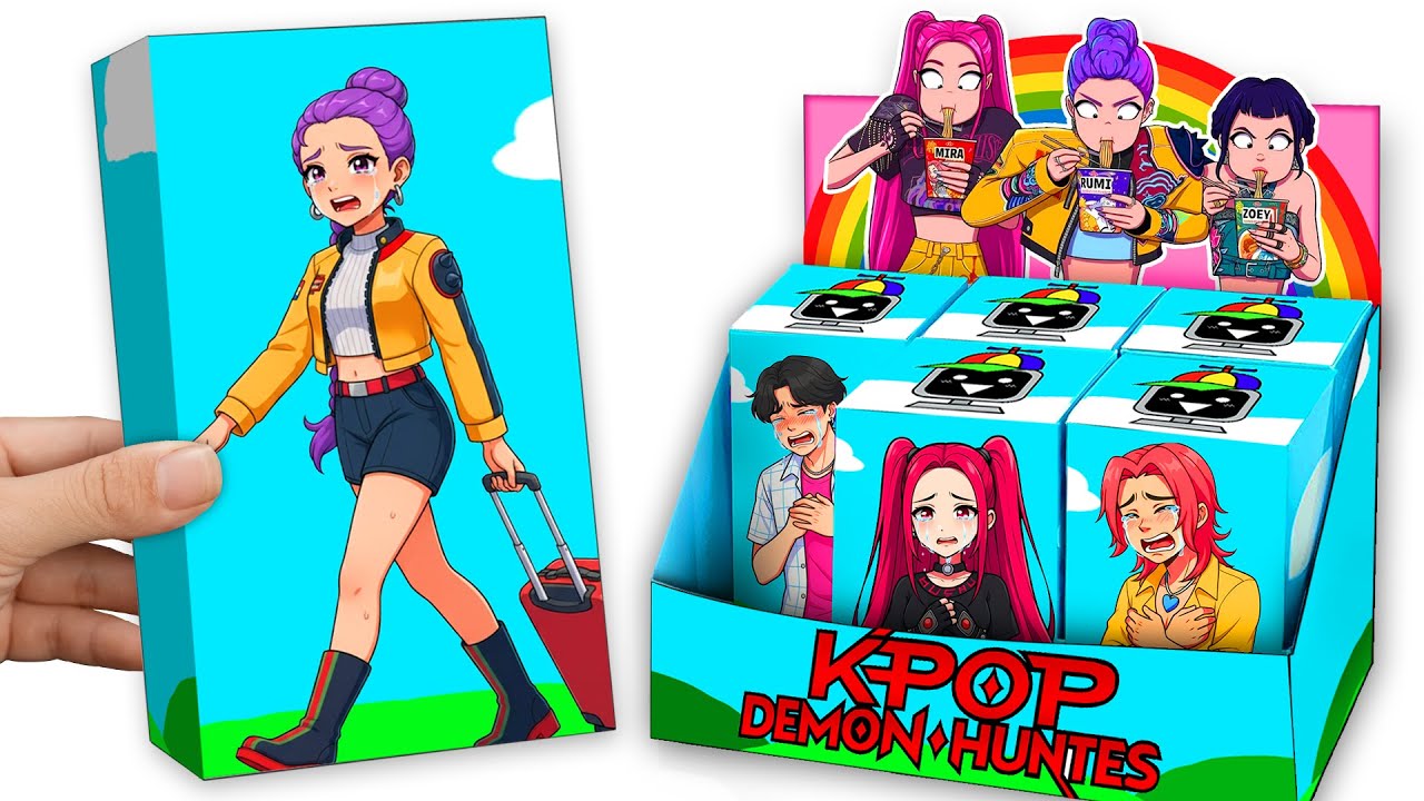 Unboxing RUMI Runs Away From Home Box 🎵 KPop Demon Hunters Mystery Box ️| ASMR