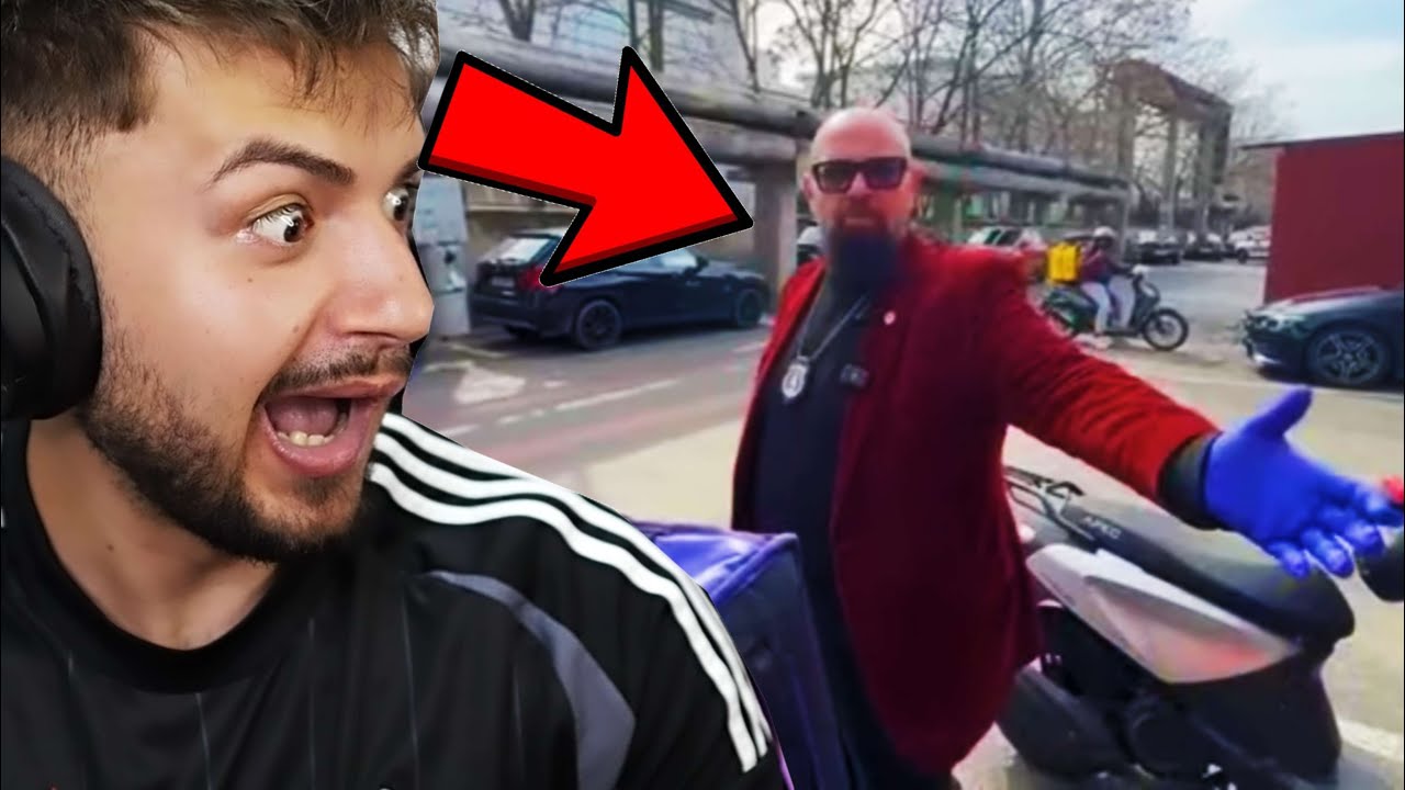 BERCEA REACTIONEAZA LA PIEDONE CARE OPRESTE GLOVO SI TAZZ