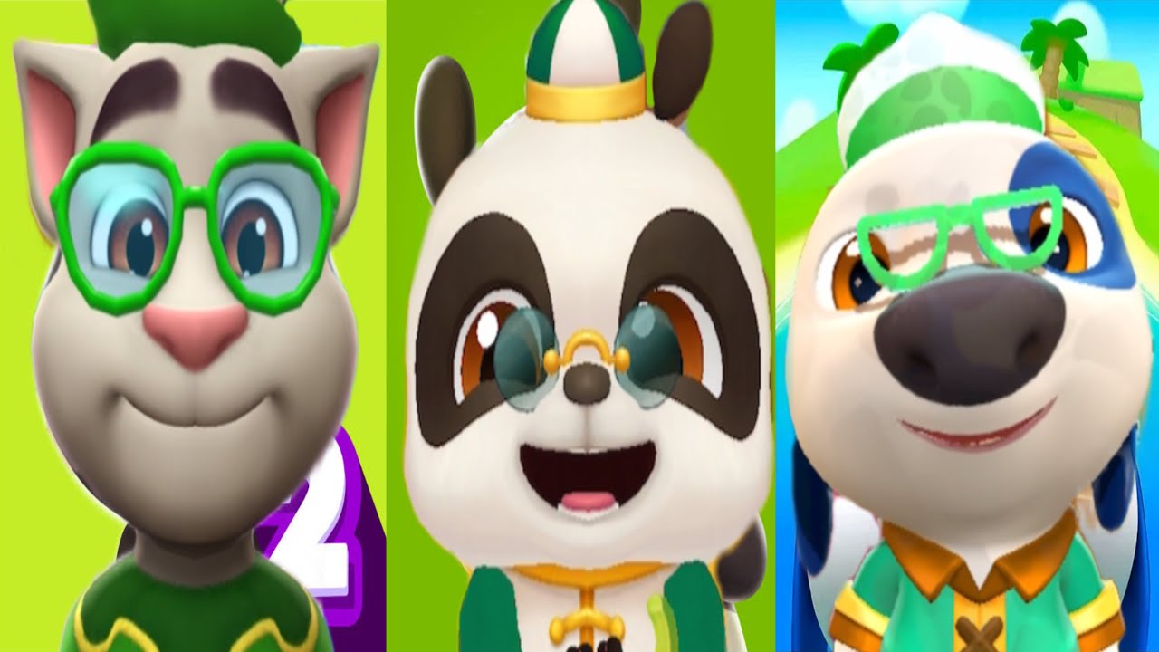 My Talking Tom 2 Vs My Talking Panda 2 Vs My Talking Hank Island