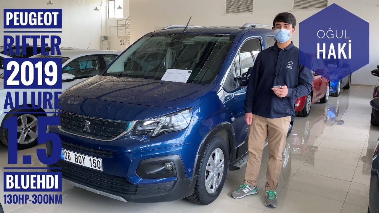 Peugeot Rifter Allure İnceleme|2019|1.5 BlueHDI-130hp-300nm|Oğul Haki