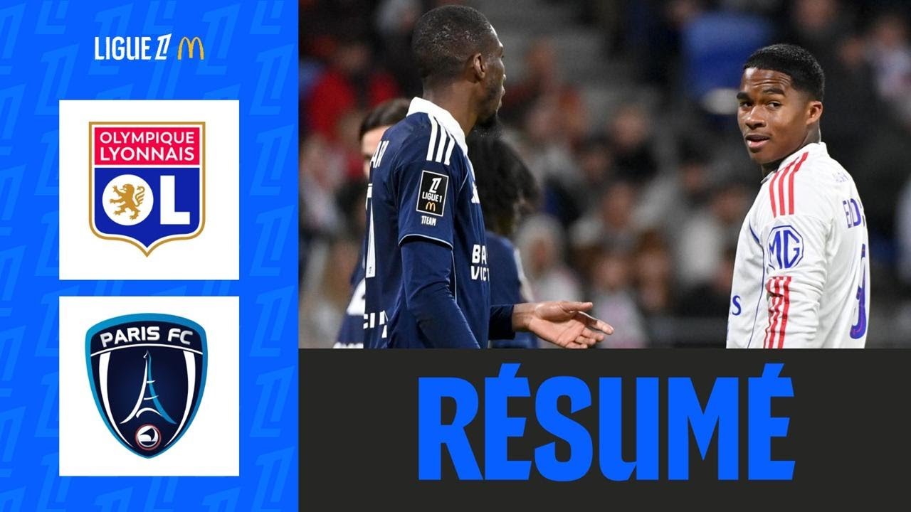 Tolisso SAUVE l'OL en TOUTE FIN de match face au Paris FC | 25ème journée - Ligue 1 McDonald's 25/26