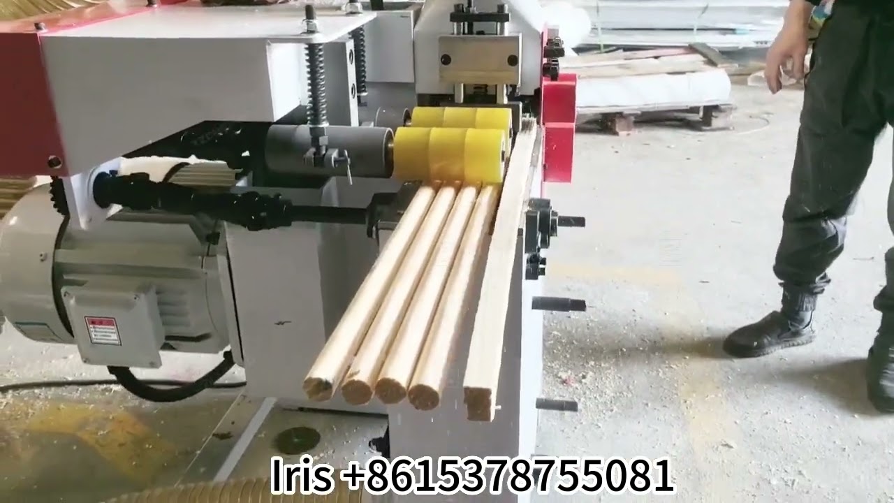 Broomstick machine debugging #roundrod #broomhandle #broomsticks #woodbroom #mopstick #shovel #mop