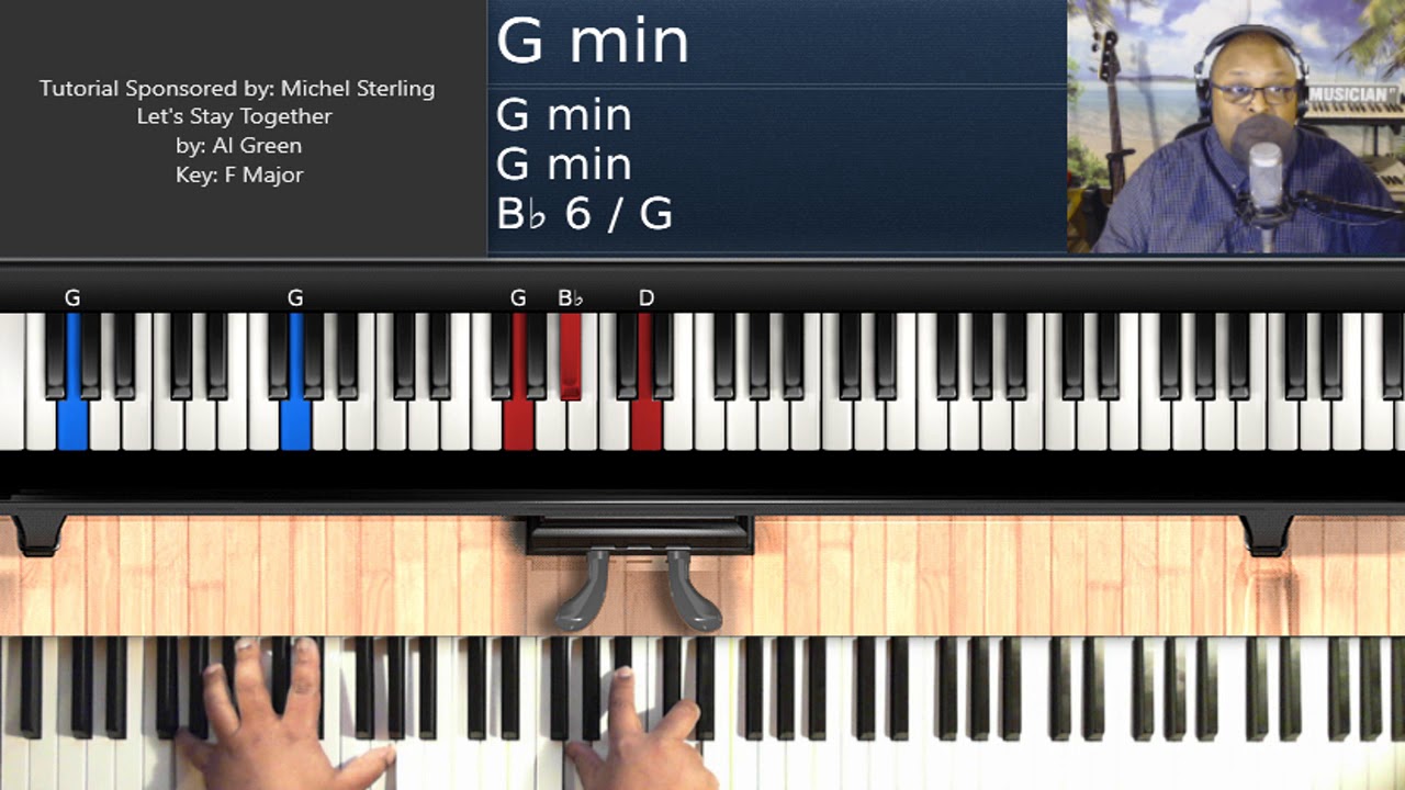Давайте останемся вместе (Эл Грин) — Учебник по игре на фортепиано