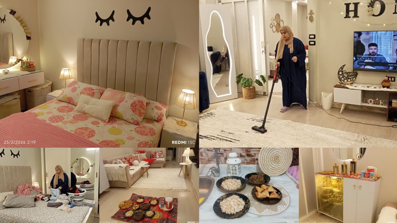روتين يومي ف رمضان من الفطار للسحور 🌙عملت سفره اقتصاديه 🍗 ✨ 10دقايق السحريه لترتيب وتنظيم البيت 