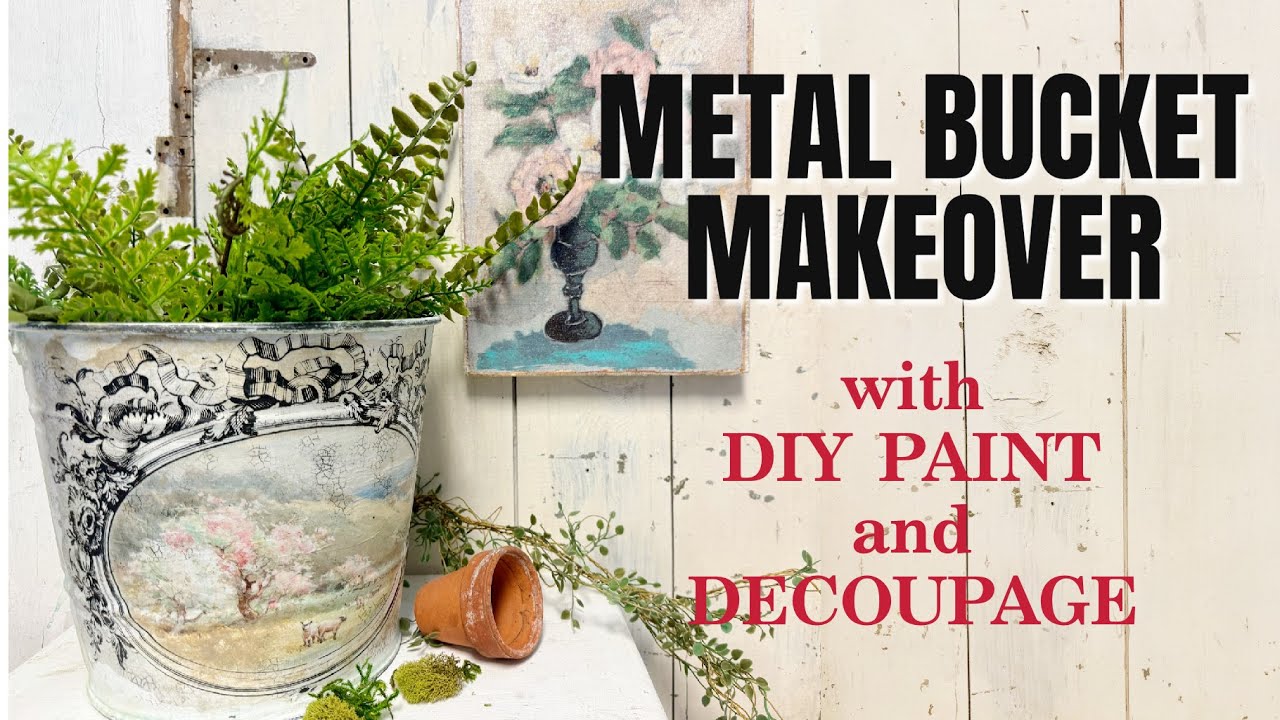 Vintage Bucket Spring Makeover!