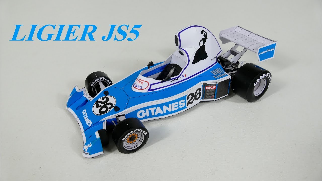 Pap&iacute;rov&yacute; Model (Papercraft) Ligier JS5 (1:24)