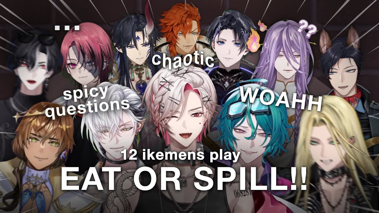12 Ikemens Eat or Answer 𝙎𝙋𝙄𝘾𝙔 Questions in Off-Collab !!【 FSP EN Clip 】