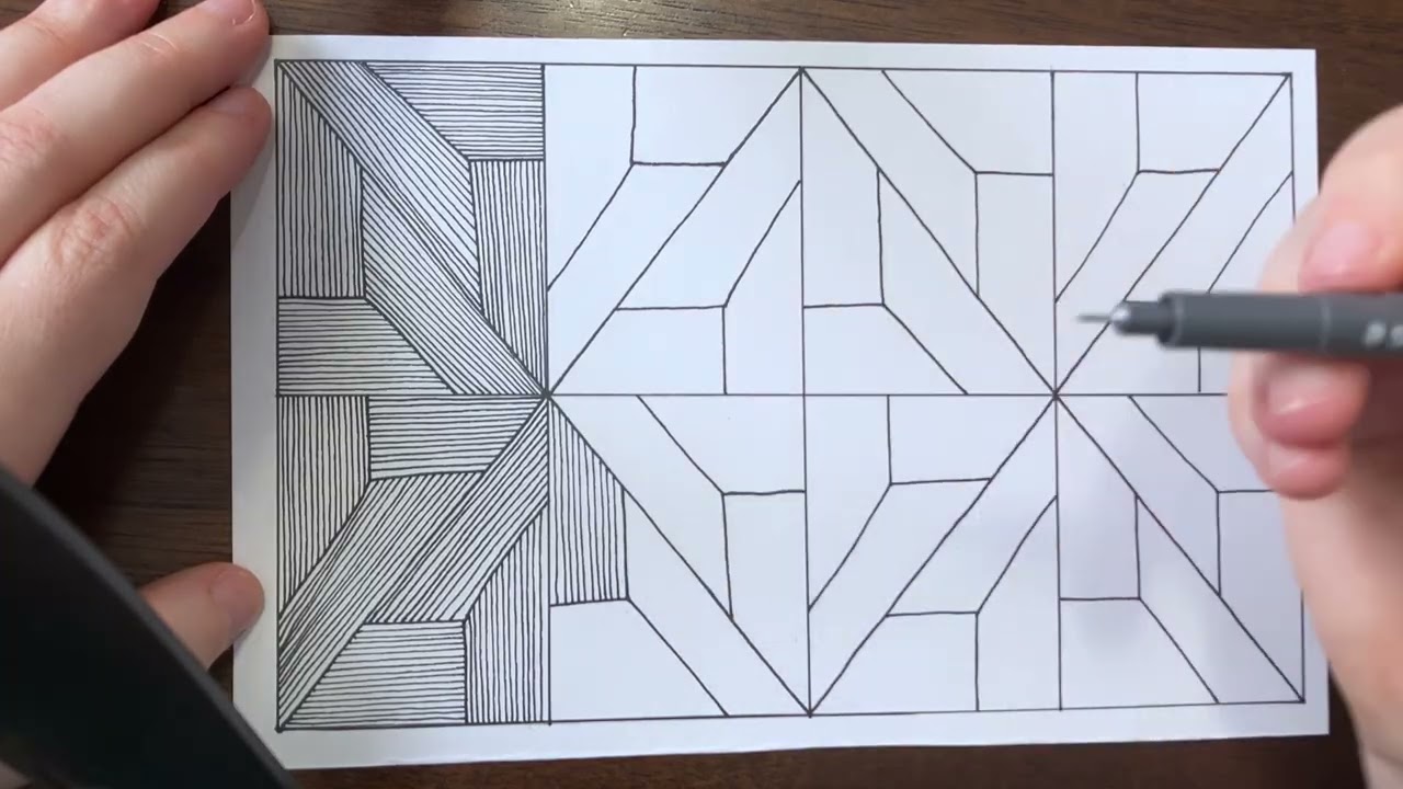 Easy #zentangle #drawings #zentanglelovers #zentangleforbeginners 