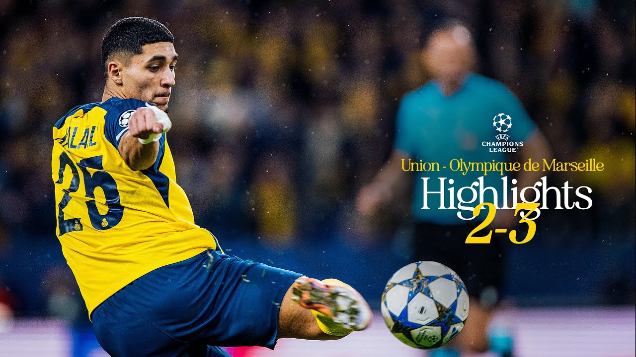 Millimeters separate us from incredible comeback 😤 | HIGHLIGHTS UCL : Union - Olympique de Marseille