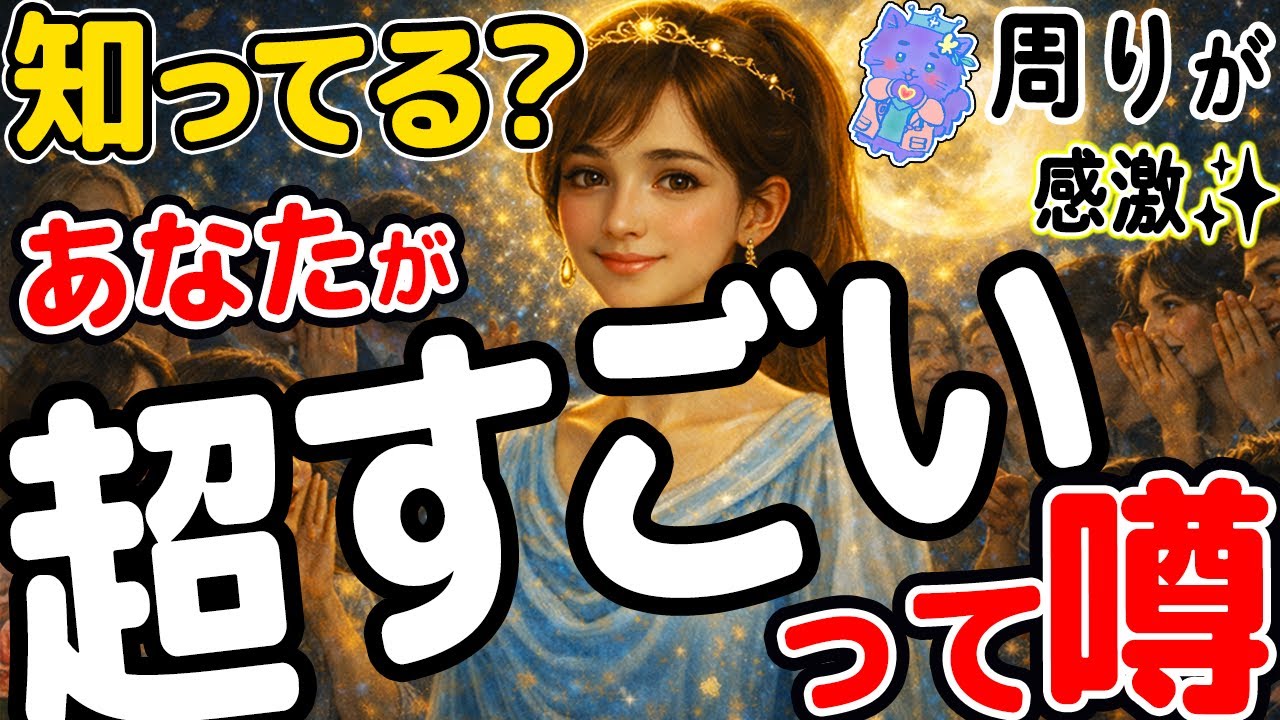 周りが追いつけないあなたの凄さ…実はもうバレてる✨隠れた美点やガチファンの本音まで徹底鑑定｜タロット占い