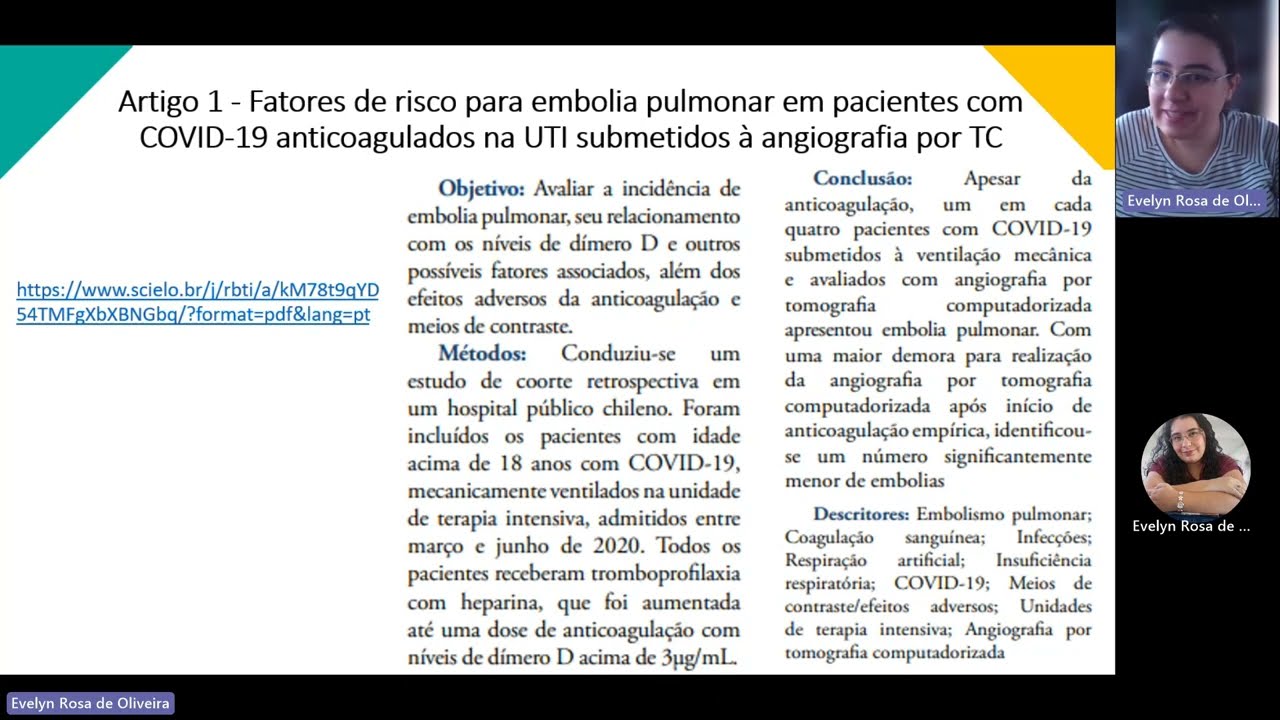 Artigos para estudo tomografia computadorizada