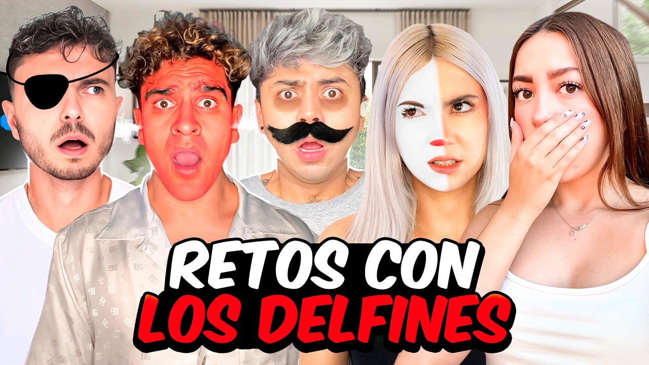 RETOS EXTREMOS CON DELFINES CON FER JALIL, DIOSDADO, BASTIAN, BANS, SHAULA