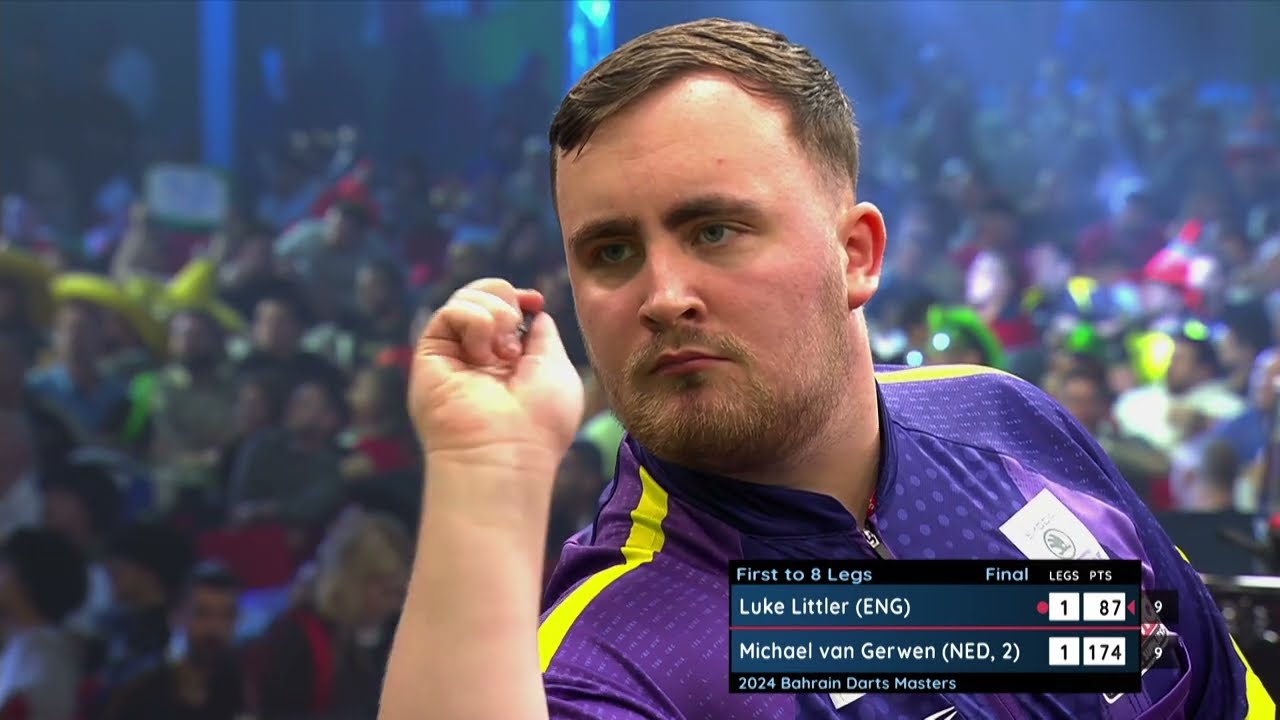 LUKE LITTLER'S FIRST TV TITLE! Littler v Van Gerwen | 2024 Bahrain Darts Masters FULL FINAL