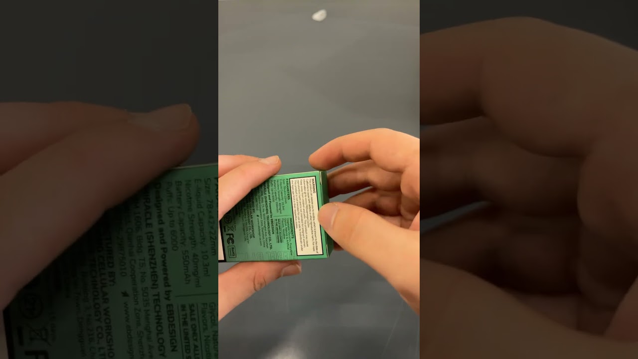 Elf Bar TE6000 Disposable Vape - Unboxing