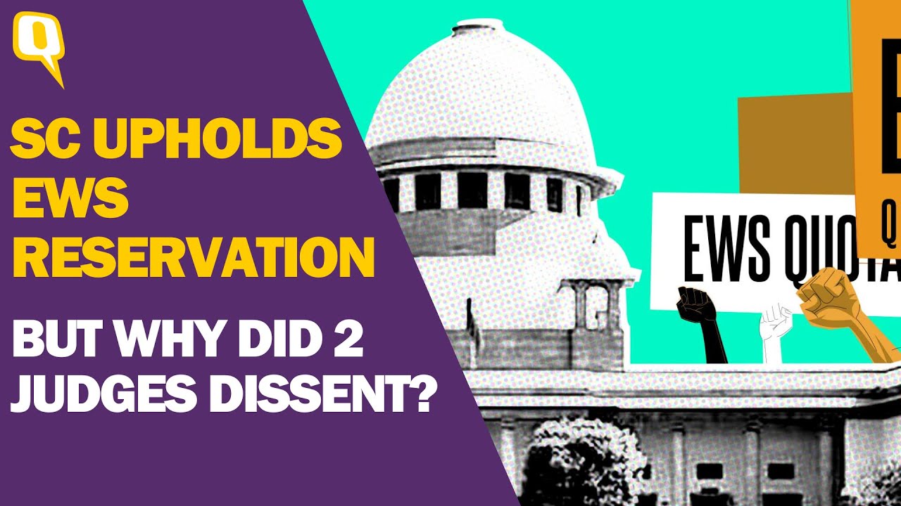SC EWS Verdict: Majority View Upholds Quota, 2 Judges Dissent; Why?