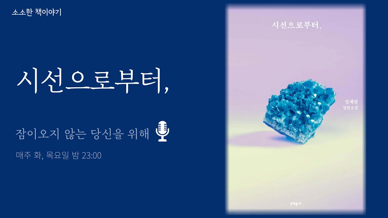 정세랑 베스트셀러, 20세기를 살아낸 여자들에게 바치는 21세기의 사랑 | 시선으로부터 | 책라디오 | 책읽어주는여자 | 잠안올때ASMR | 잠들기전 ASMR