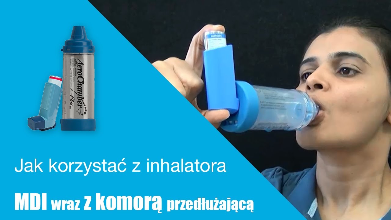 Jak korzystać z inhalatora MDI wraz z komorą przedłużającą (in Polish)