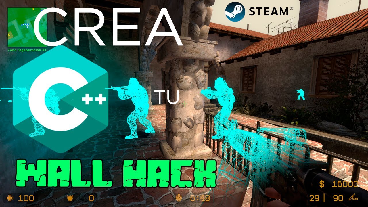 Crea tu Wall Hack para CS:Source Steam (TUTORIAL)