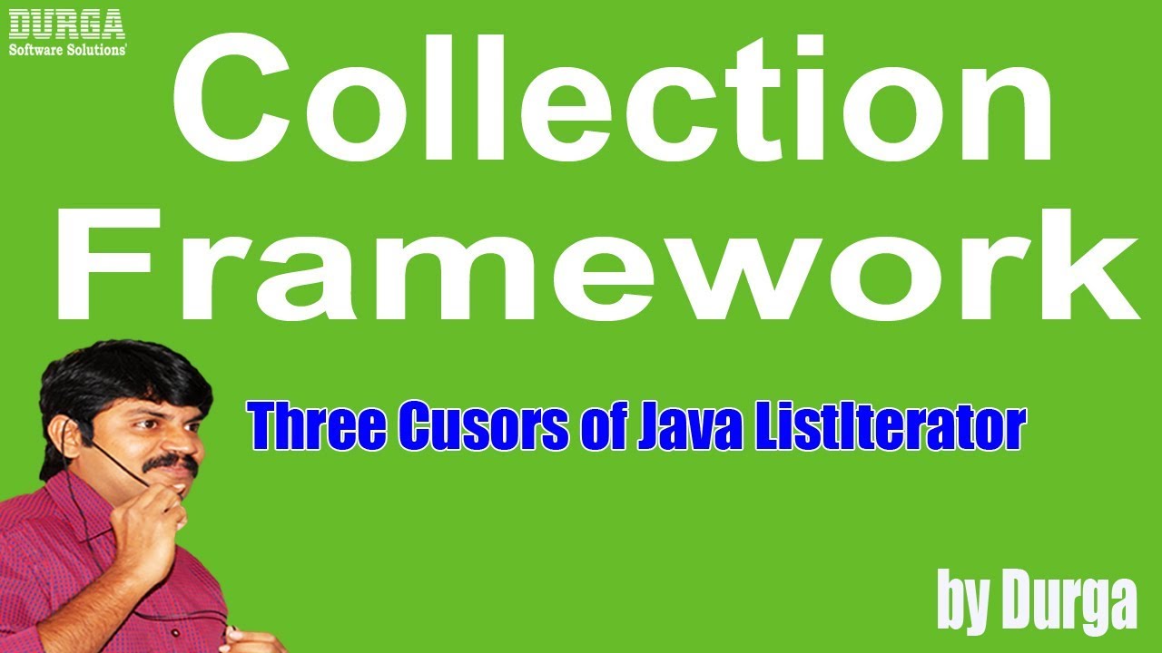 Three Cusors of Java ListIterator (Collection Framework )