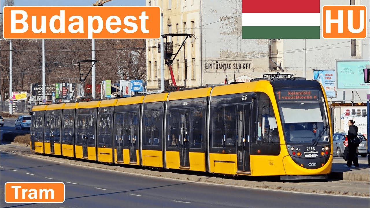 🇭🇺 BUDAPEST TRAMS 2024 | Budapesti Villamos【4K】