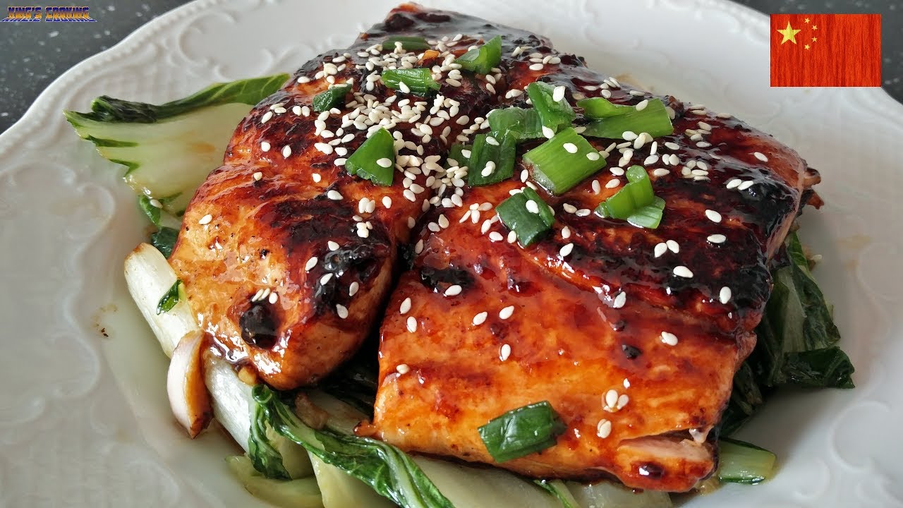 Asian Glazed Salmon with Bok Choy