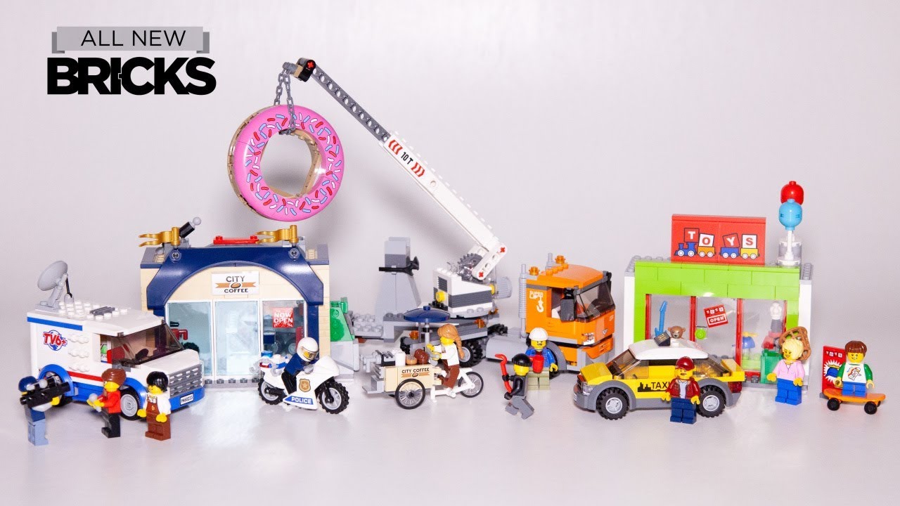 Lego City 60233 Donut Shop Opening Speed Build