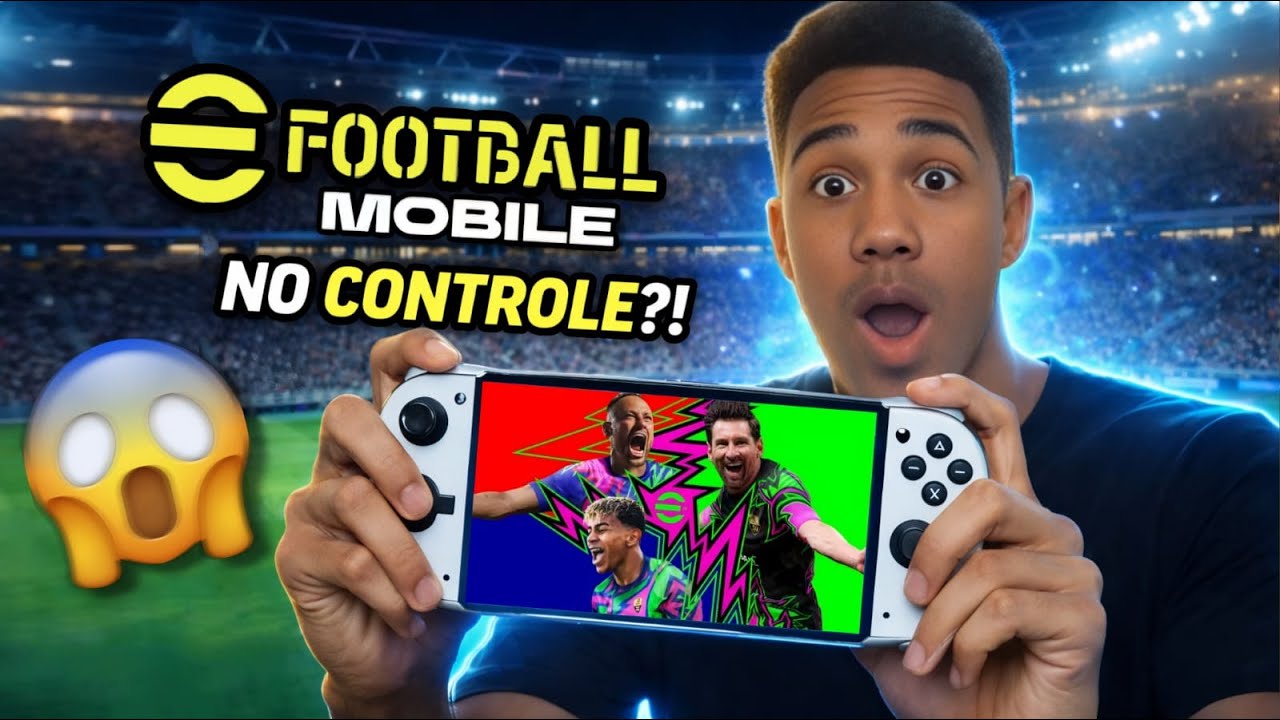 JOGANDO no CONTROLE PELA PRIMEIRA VEZ no eFootball 2026 Mobile