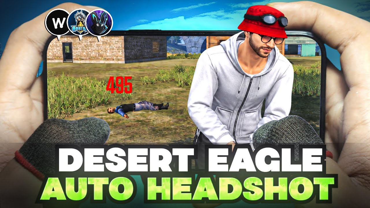 FREE FIRE DESERT EAGLE HEADSHOT TRICK ! 💀🇧🇷