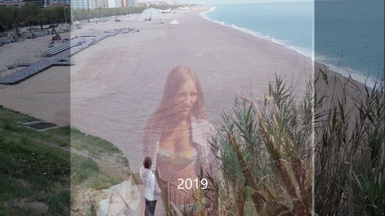 Calella, Spain 2019 and  1972
