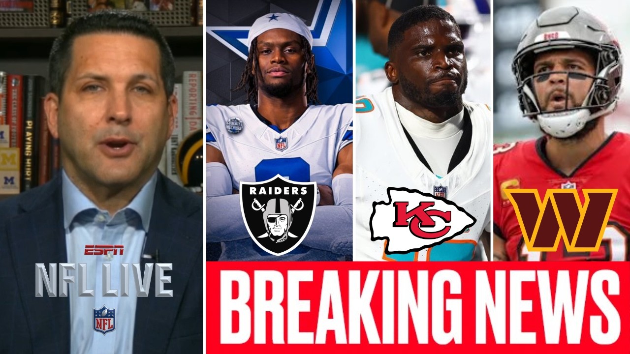 ESPN updates franchise tag: George Pickens to Raiders for Crosby, Tyreek Hill to Chiefs, Evans to DC