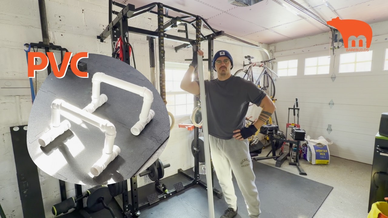 PVC Parallettes | Quick, easy DIY home gym build for gymnastic strength training