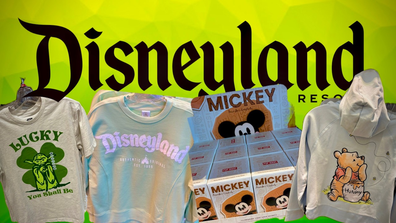 Disneyland Dropped Saint Patrick's Day Merch Early | Pop Mart Has a New Mickey Blind Boxes 02/20/26