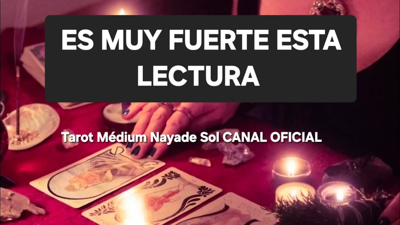 Ufff lectura fuerte intensa pero necesaria para t&iacute; y urgente💣🔮 @NAYADESOLMEDIUM 