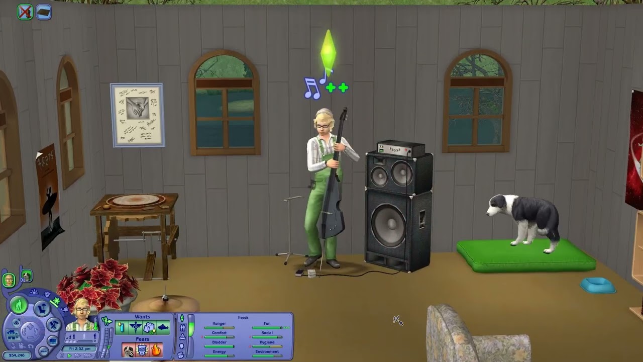 Stay at home with a Humble Farmer in The Sims 2 (No Narration)