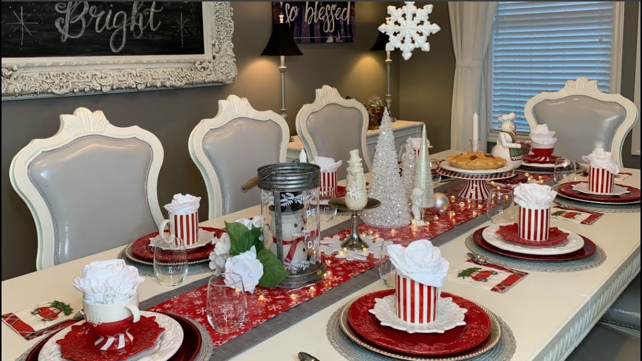 🎄Christmas Tablescape🎄Last Minute Ideas!