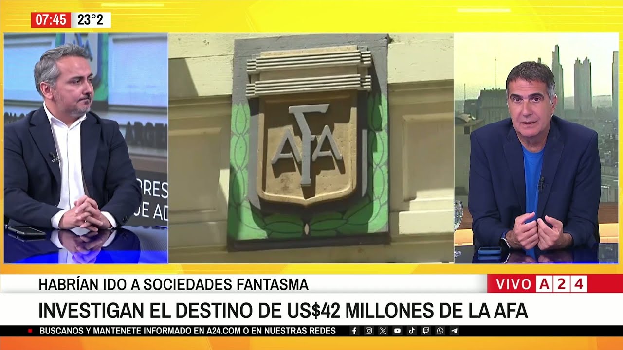 📢 INVESTIGAN EL DESTINO DE US$42 MILLONES DE LA AFA A EE.UU.: HABRÍAN IDO A SOCIEDADES FANTASMAS