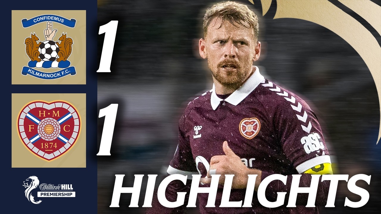 Kilmarnock 1-1 Heart of Midlothian | HIGHLIGHTS | William Hill Premiership
