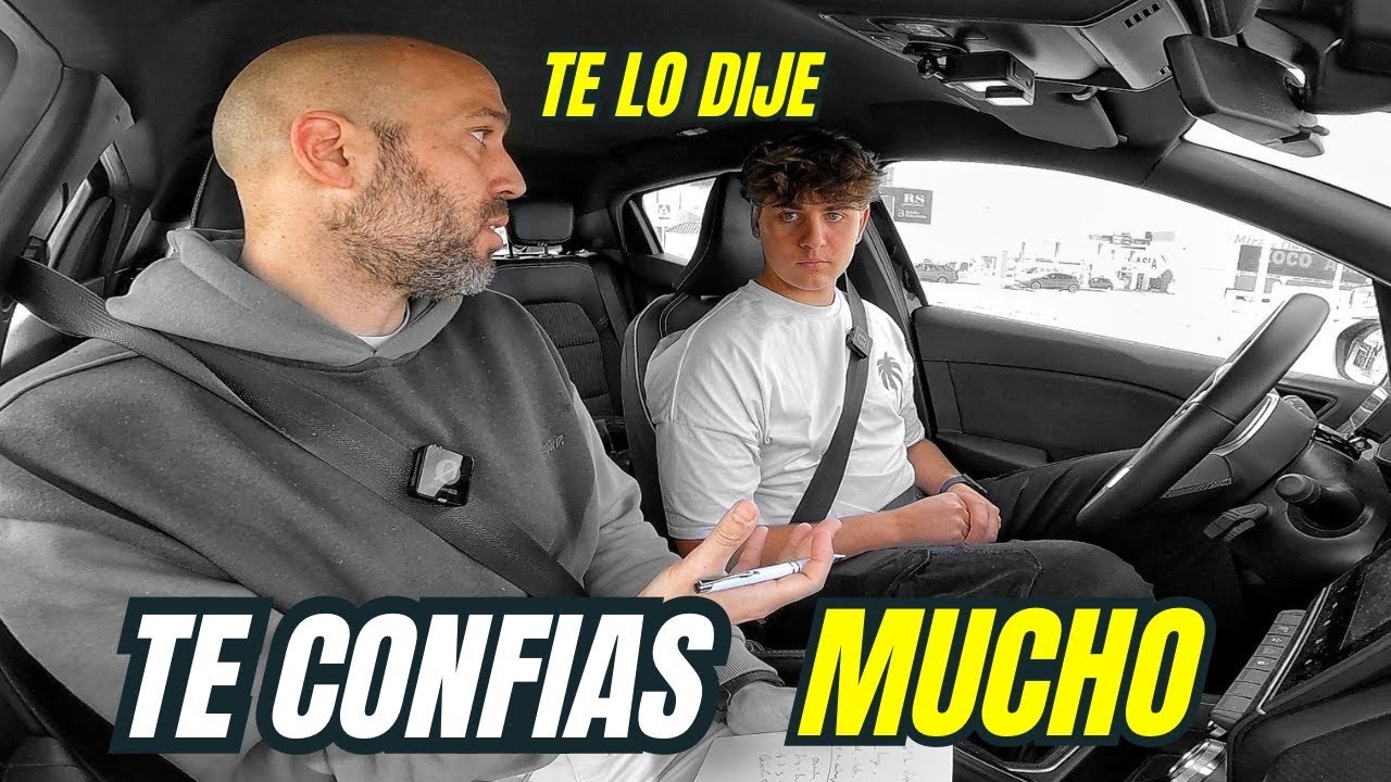 Con 6 prácticas, nervios de acero y un examen REAL de CONDUCIR