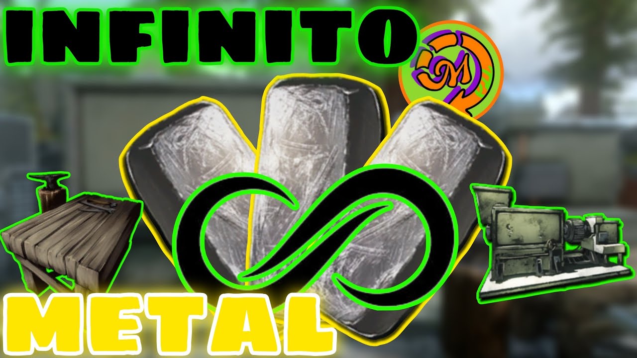 lingotes de METAL y pasta de CEMENTO infinito el mejor metodo ark mobile