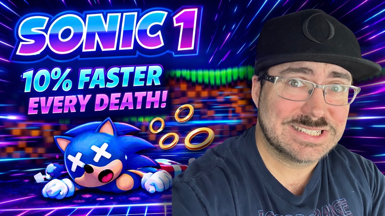 🔴 Sonic the Hedgehog 1, But 10% FASTER Every Time I Die | I’m So Bad At This 💀 [LIVE]