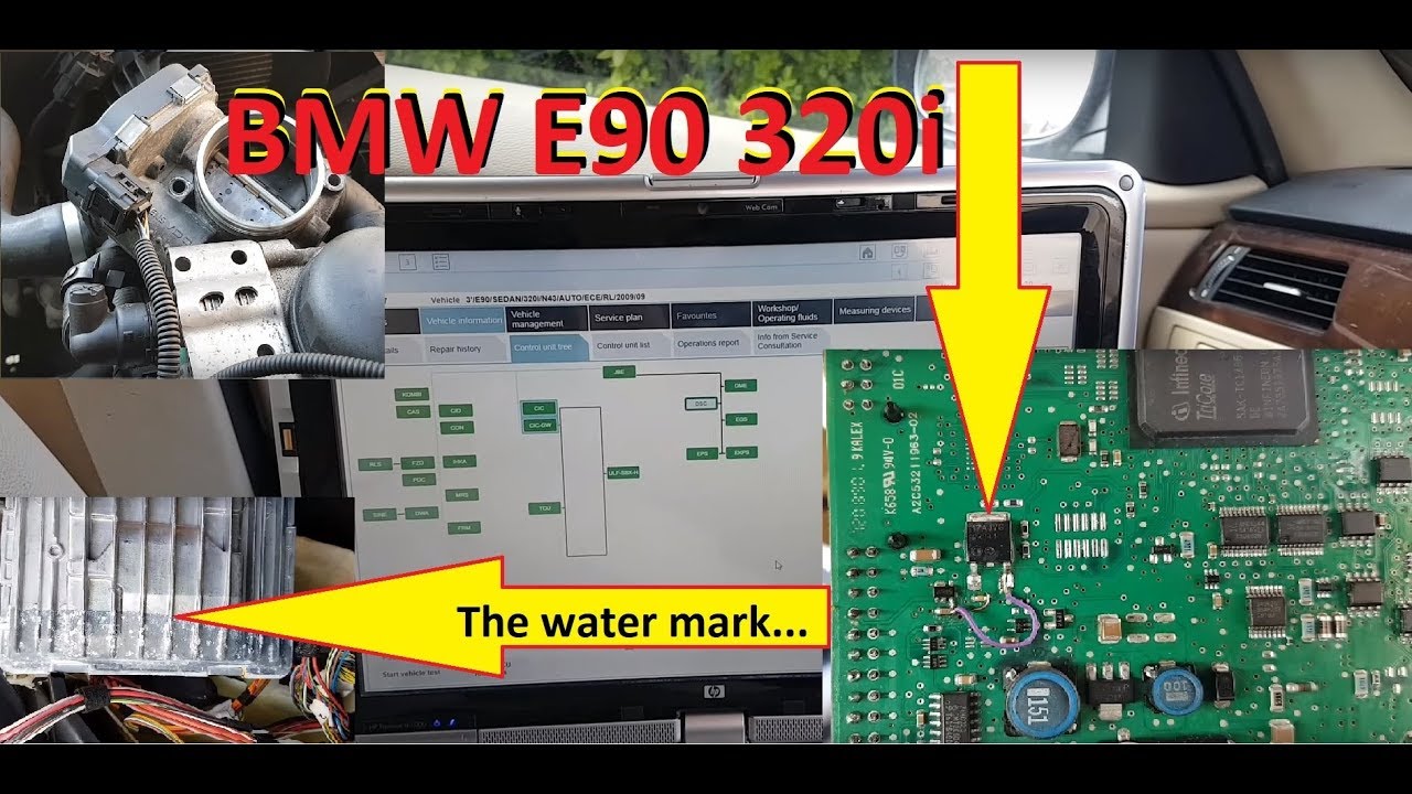 BMW E90 320i rough idling and no accelerator response. Fault finding and repair.