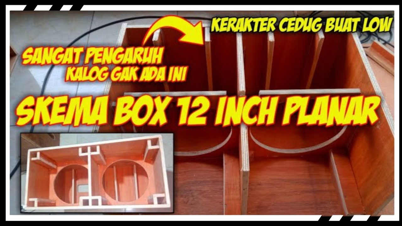 SKEMA BOX PLANAR 12 INCH // KRAKTER JAUH
