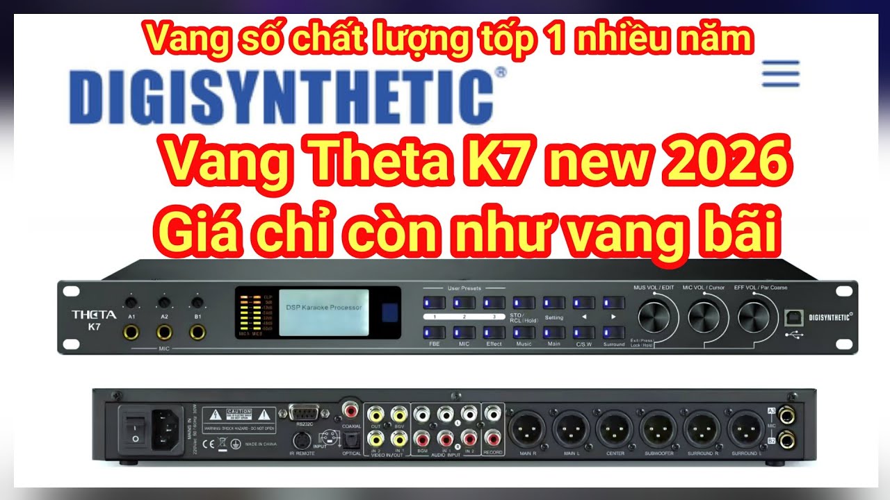 Theta K7 new 2026 .Vang số hay chơi tết 2026 chưa bao giờ hết Hót .Giá chỉ như vang bãi 