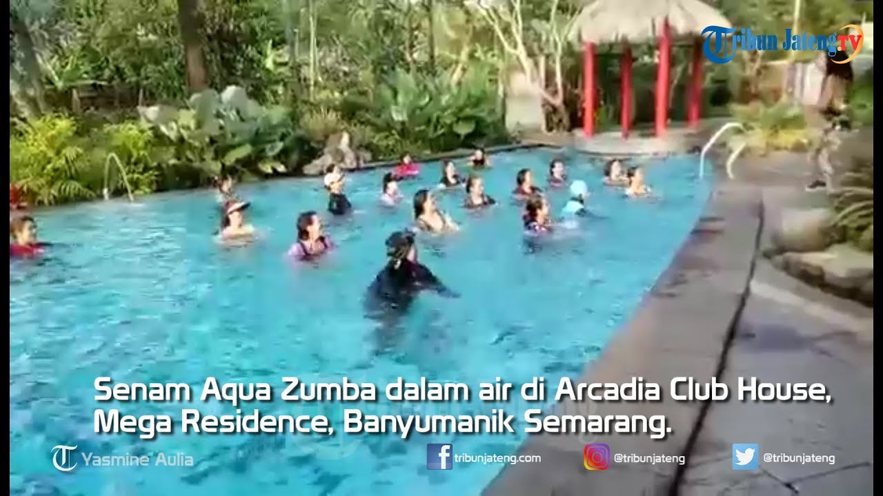 Zumba di dalam Air, Sensasi Baru Senam Aqua Zumba